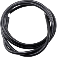 (image for) Black Vinyl-Coated Stainless Steel Brake Line 78"