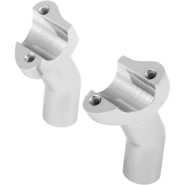 (image for) Drag Specialties Forged Aluminum Pullback Riser, Chrome, 3.5"