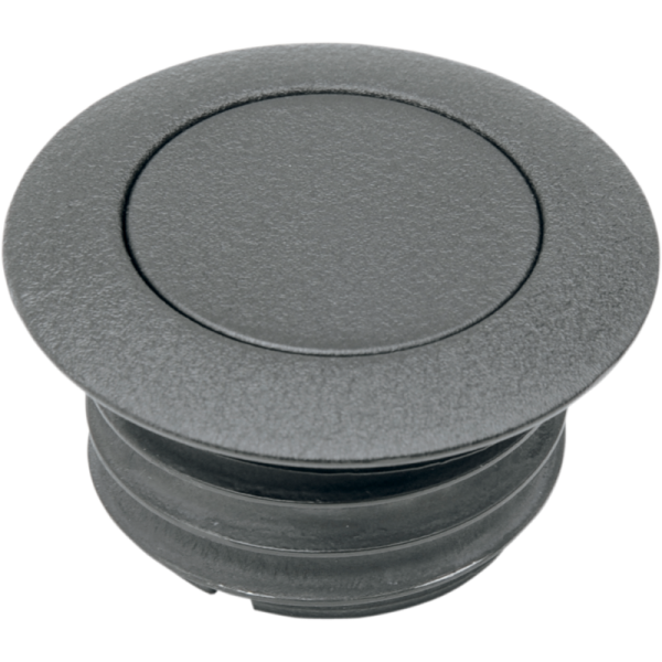 (image for) Drag Specialties Pop-Up Gas Cap Vented Black Wrinkle