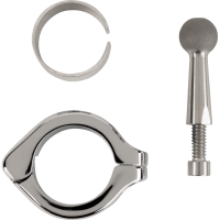 (image for) Ciro Gen 2 Driver Drink Holder, Chrome Handlebar Mount (1 1/8" to 1 1/4")