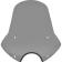 (image for) Speed Demon Sportshield - 19" Tall, Black Smoke, 7" Cutout