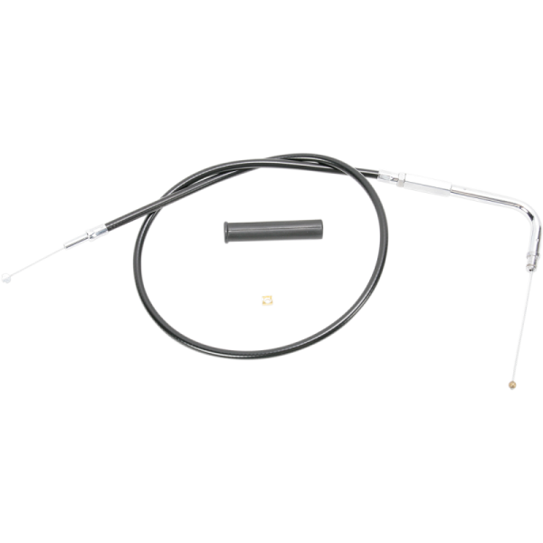 (image for) Drag Specialties Black Vinyl Throttle Cable for Softail (30.75")