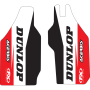 (image for) Factory Effex Sponsor Logo Lower Fork Guard Graphics - Honda CR125R-500R, CRF250R/450R 90-18