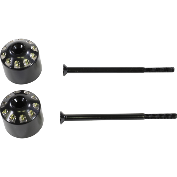 (image for) SHOW CHROME Bar End Weight for CAN-AM Ryker, Black satin