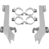 (image for) Trigger-Lock Mount Kit Polished for Honda VTX1800F 05-08 w/ exposed forks
