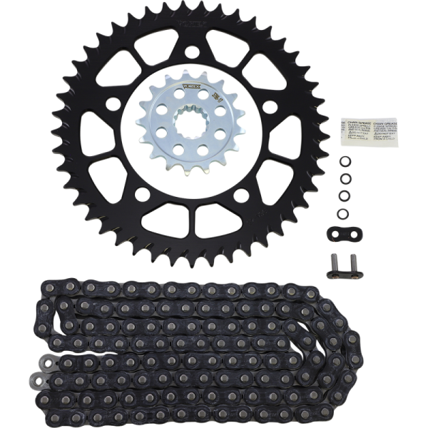 (image for) Vortex SSCA Aluminum Chain Kit (Black) for BMW S1000RR 20-23