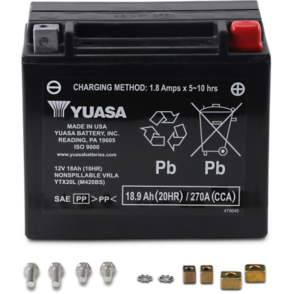 (image for) Yuasa AGM Maintenance-Free Battery for Big Dog All Models 95-09