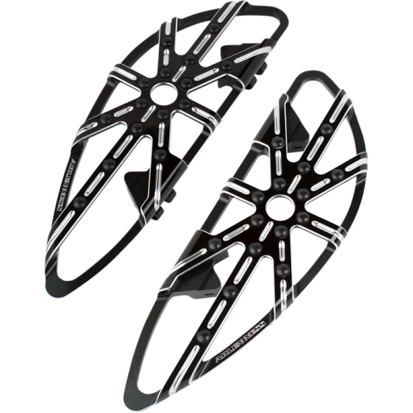 (image for) Arlen Ness Adjustable Driver Floorboards 10-Gauge Black