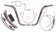 (image for) Chrome 12" Ape Hanger Bar Kit