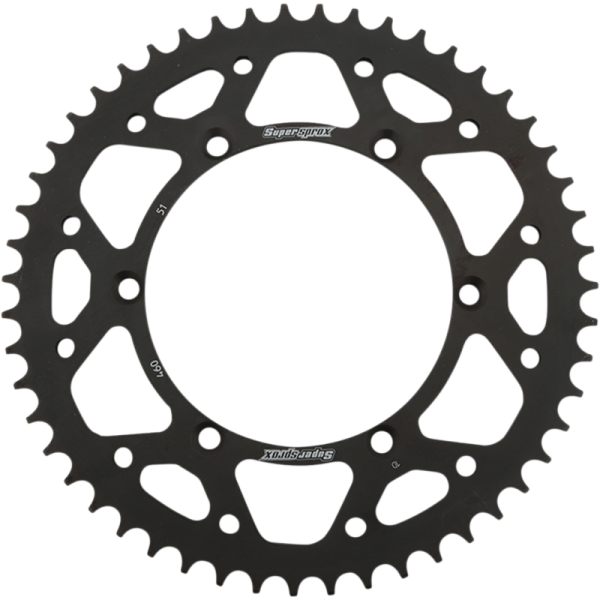 (image for) Supersprox Steel Rear Sprocket - 51T Black