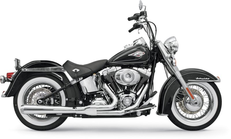 (image for) BASSANI XHAUST Road Rage 2-Into-1 System (Chrome, Long)