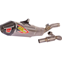 (image for) Pro Circuit Ti-6 Titanium Exhaust System w/ Carbon End Cap for Kawasaki KX250 (2025)