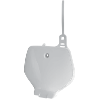 (image for) Front Number Plate - White