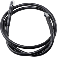 (image for) Black Vinyl-Coated Stainless Steel Brake Line 45"