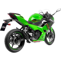 (image for) LeoVince LV-10 Full Black Stainless Steel Slip-On Exhaust