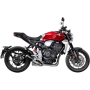 (image for) LV-10 Black stainless steel Slip-On for HONDA CB1000R 18-24