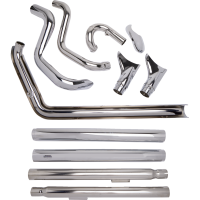 (image for) Softail Dual Exhaust System with Fishtail Tips
