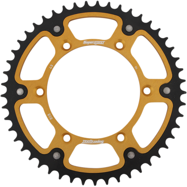 (image for) Supersprox Stealth Rear Sprocket - 49T Gold