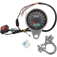 (image for) Mini Electronic Speedometer 2.37" Polished/Black