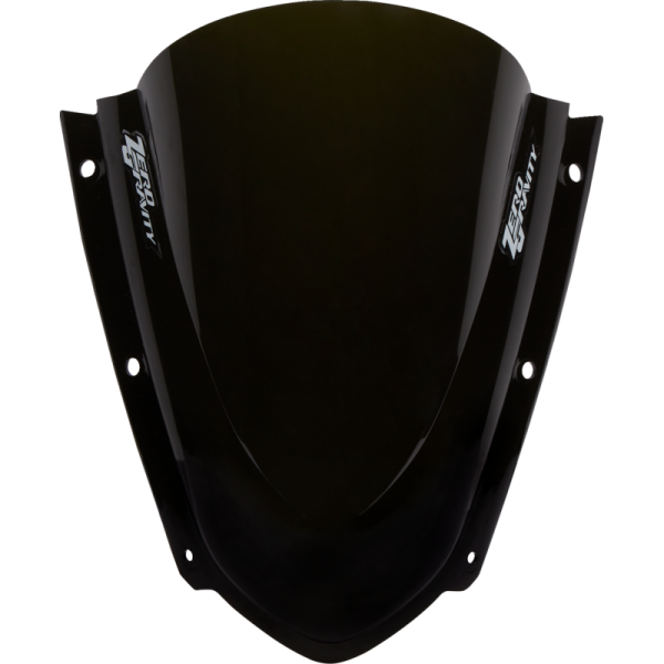 (image for) ZERO GRAVITY Double Bubble Windscreen Dark Smoke for KAWASAKI ZX-10R 21-24