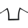 (image for) 1 1/2" Strip Handlebar - Gloss Black, 17" End Rise