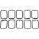 (image for) Rocker Cover Gaskets - 86-06 XL center rocker cover (rubber)