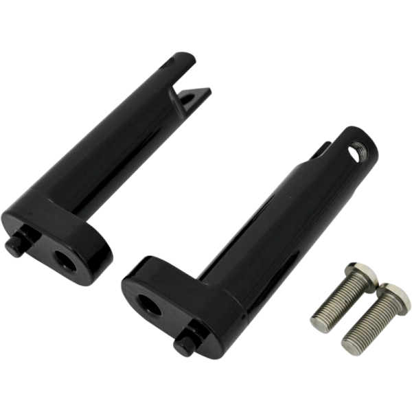 (image for) Drag Specialties Passenger Footpeg Mounts (Gloss Black)