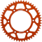 (image for) Supersprox 49T Aluminum Rear Sprocket - Orange