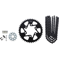 (image for) Vortex GFRS Steel Chain Kit (Black) for Kawasaki ZX-6R 07-12