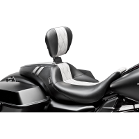 (image for) Le Pera Outcast Daddy Long Legs Black Full-Length Seat w/ White Double Diamond Inlay