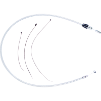 (image for) Quick Connect Braided Upper Clutch Cable - Sterling Chromite