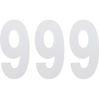 (image for) Standard Numbers - 6" White - No. 9