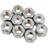 (image for) Chrome Nylon Insert Nut 5/16"-18