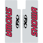 (image for) Factory Effex Fork Shields - Showa, red
