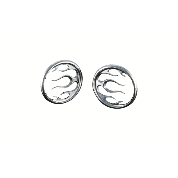 (image for) Kuryakyn Front Speaker Accents (Flame) for 99-13 Models