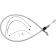 (image for) Quick Connect Braided Upper Clutch Cable - Sterling Chromite