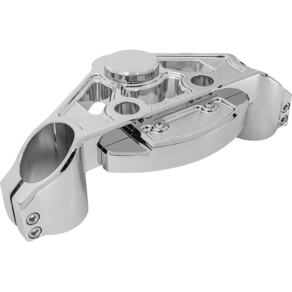 (image for) Arlen Ness Method +2" Drop Triple Tree Kit - Chrome