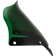 (image for) Klock Werks Kolor Flare Windshield, 8" Green