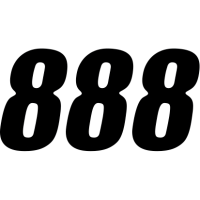 (image for) SX Series Numbers - 6" Black - No. 8