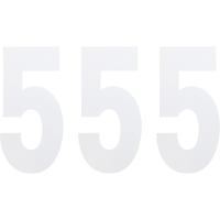 (image for) Standard Numbers - 6" White - No. 5