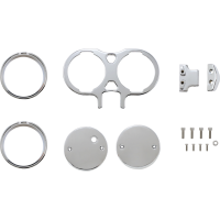 (image for) Dual Gauge Mount Chrome