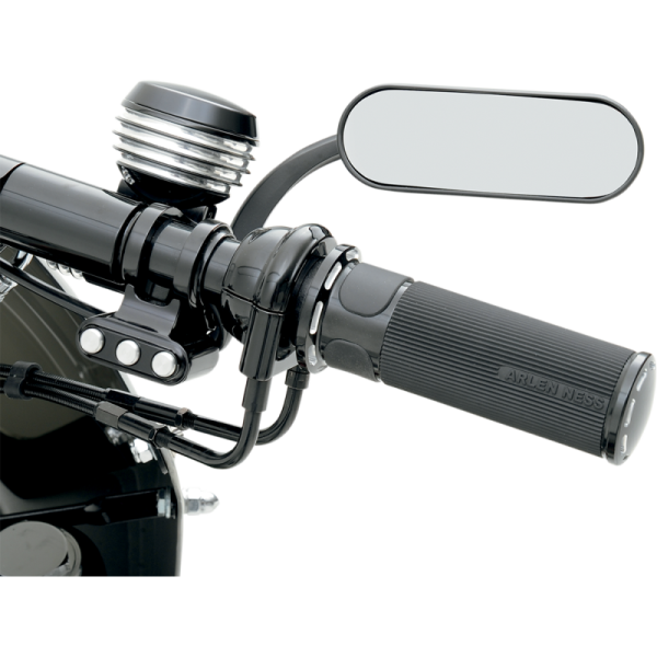 (image for) Arlen Ness Micro Mirror Mini Oval Right Black