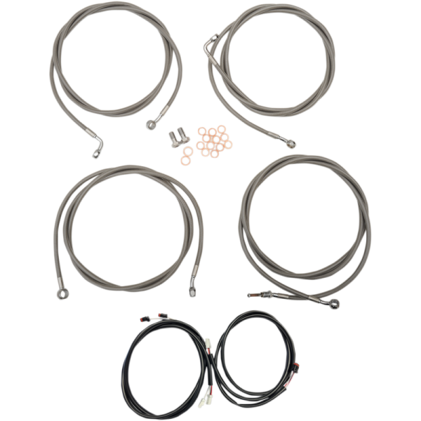 (image for) Stainless Plug-and-Play Cable Kit (12-14in Bars)