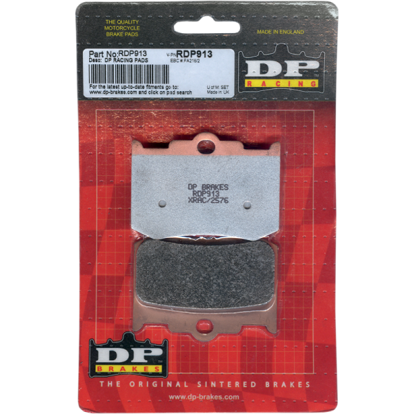 (image for) DP Brakes Brake Pad for Performance Machine 4-piston caliper 137 x 4R