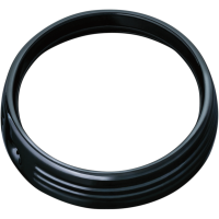 (image for) Gloss Black 7” Headlight Trim Ring (14-23 Touring)
