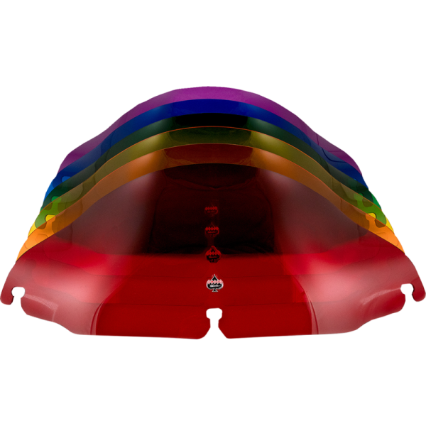 (image for) Klock Werks Kolor Sport Flare™ Windshield 6.5" Red