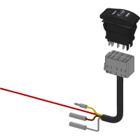 (image for) KFI Plow Actuator Backlit Dash Rocker Switch