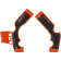 (image for) Acerbis X-Grip Frame Guard - KTM 65 SX 14-23 - Orange/black