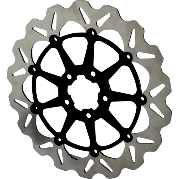 (image for) GBRAKES Galfer Oversize Wave 12.5" Rotor - Black Carrier