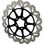 (image for) Galfer Oversize Wave 12.5" Rotor - Black Carrier